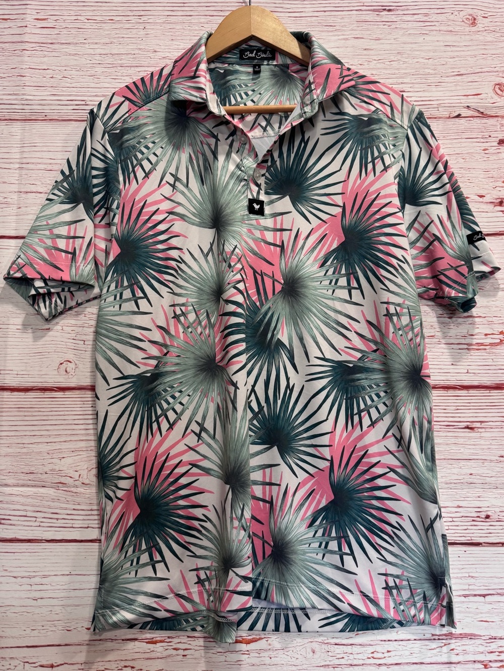 Bad Birdie Hammock Hunter Short Sleeve Polo Shirt Sz S - Picture 4 of 11